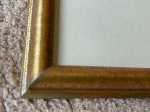 lot 290 image: Gold Framed Floral Butterfly Chinese Framed Art