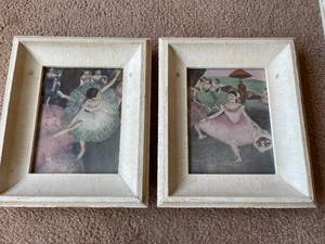 lot 298 image: 6 Ballerina Framed Art Pieces
