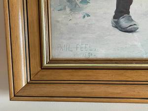 lot 319 image: Paul Peel Boy With Frog Print From 1891 Painting