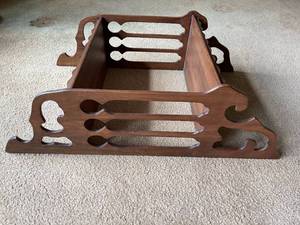 lot 330 image: Ornate Two Shelf Wall Mount Piece