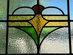lot 369 image: Stained Glass Window Hanging