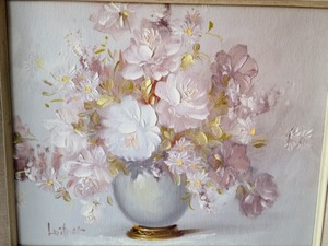 lot 67 image: Framed Floral Artwork