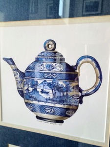 lot 69 image: Wonderful Tea Setting Themed Art