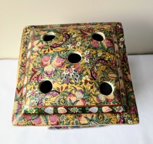 lot 95 image: Lovely Asian Inspired Covered Vase
