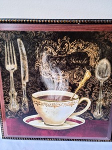 lot 212 image: Pair Of Decorative Cafe Prints