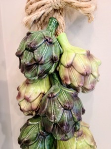 lot 233 image: Decorative Ceramic Hanging Veggies