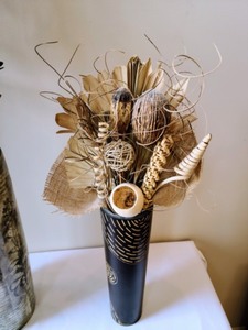 lot 237 image: Decorative Vases And Faux Foliage