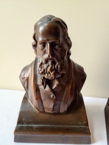 lot 241 image: Tennyson Bookends