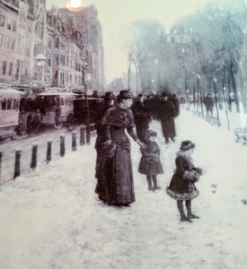 lot 243 image: Framed Print By Hassam