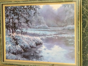 lot 242 image: Large Framed Scenic Print