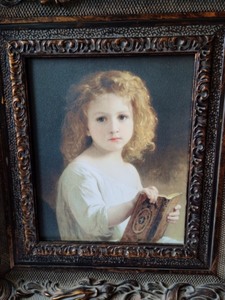 lot 246 image: Ornately Framed The Story Book Print
