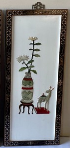 lot 418 image: Asian Inspired Wooden Art