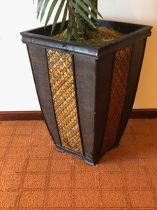 lot 109 image: Large Faux Palm Tree