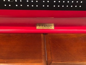 lot 107 image: Titanic Wooden Replica Model