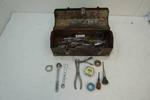 Tools box with hardware