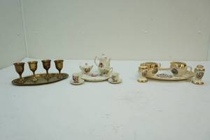 Tea sets and challises