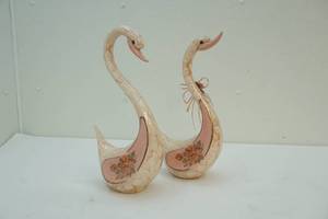 Ceramic Swans