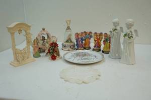 Angels and musical figurines