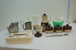 Variety of glassware