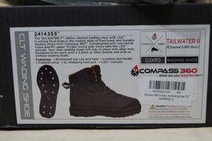 lot 37 image: Choice of Size - Compass 360 Cleated Wading Shoes - 101213