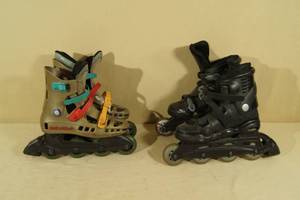 lot 53 image: 2 Sets of Rollerblades - 1 Vintage