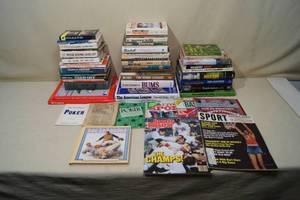 lot 85 image: Sports Related Books and Magazines