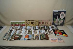 lot 84 image: Dixie Theme Advertising - License Plates