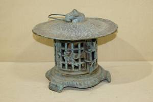 lot 78 image: Cast Iron Lantern Decoration