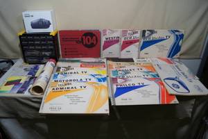 lot 94 image: Vintage Television Repair Manuals and Parts