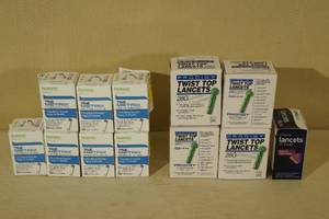 lot 98 image: Lancets and Test Strips