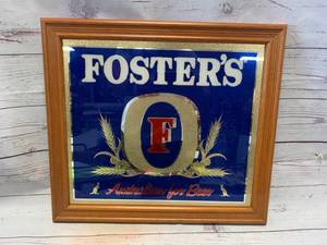Fosters Australian for Beer Sign 16� X 18� New Old Stock