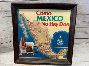 Vintage Budweiser Beer Como Mexico 18� X 18�