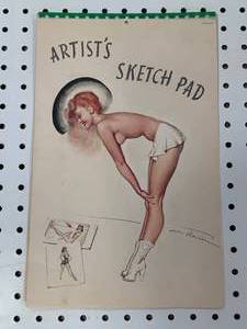 Vintage Artist Sketchpad 12 Pages