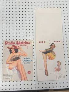 1956 Studio Sketches Pinup Calendars