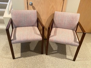 lot 43 image: Pair of Matching Arm Chairs