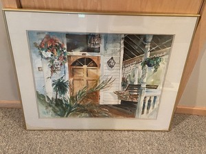 lot 40 image: Beautiful Watercolor Framed Painting