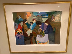 lot 36 image: Large Framed Numbered Tarkay Print