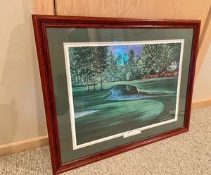 lot 44 image: Series of Four Framed and Numbered Augusta National Prints by Bobby Sikes