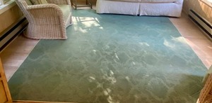 lot 48 image: Beautiful IndoorOutdoor Area Rug in Sage Green