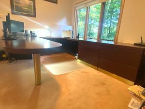 lot 45 image: Amazing Large U Shaped Office Desk