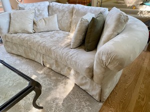 lot 5 image: Simply Lovely Upholstered Sofa by Century