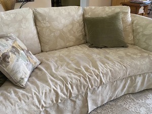 lot 3 image: Simply Lovely Upholstered Sofa by Century