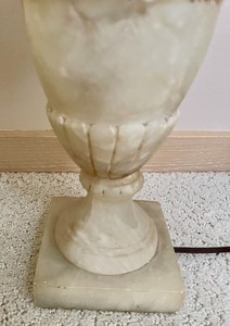 lot 61 image: Alabaster Lamp
