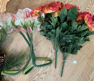 lot 67 image: Faux Florals