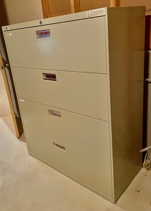 lot 90 image: Fine File Cabinet