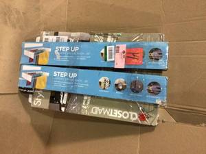 lot 14 image: MIX LOT OF Style Teak Shoe Shelf Kit for 25 in. W Style Tower (2-Pack) by ClosetMaid Customer Return See pictures