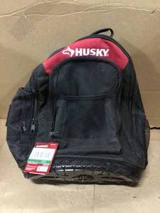 lot 28 image: 16 in. Tool Backpack by Husky Customer Return See pictures