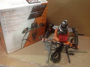 lot 60 image: Single-Paddle Mixer by RIDGID Customer Return See pictures