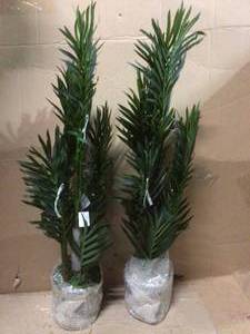 lot 65 image: 2.5 ft. Artificial Areca Palm Tree UV Resistant IndoorOutdoor &nbspCustomer Returns See Pictures