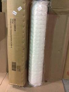 lot 97 image: Advantage 8in. Medium Innerspring Tight Top Full Mattress by SLEEP OPTIONS &nbspCustomer Returns See Pictures